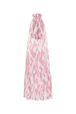 Halter dress with print - pink h5 Picture7