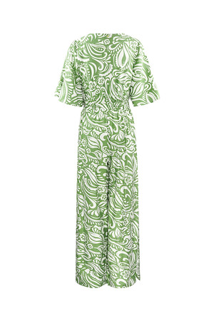 Jumpsuit with print - green h5 Picture7