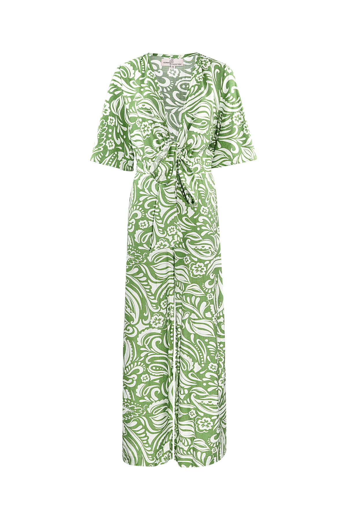 Jumpsuit with print - green