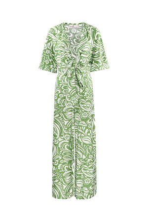 Jumpsuit with print - green  h5 