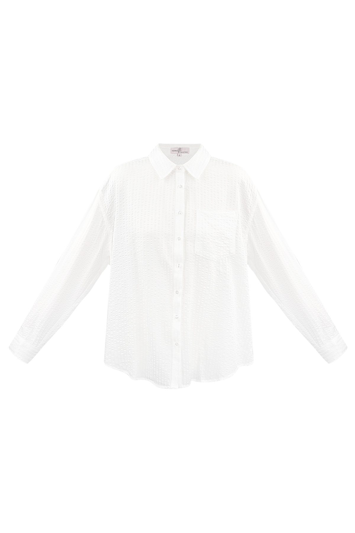 Striped blouse - white