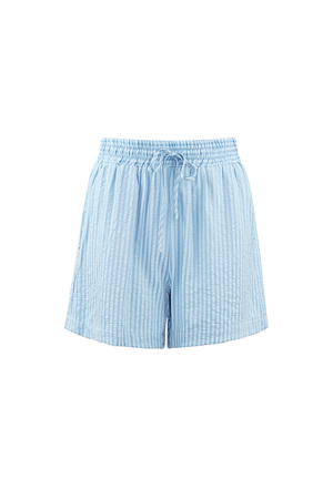 Striped shorts - blue h5 