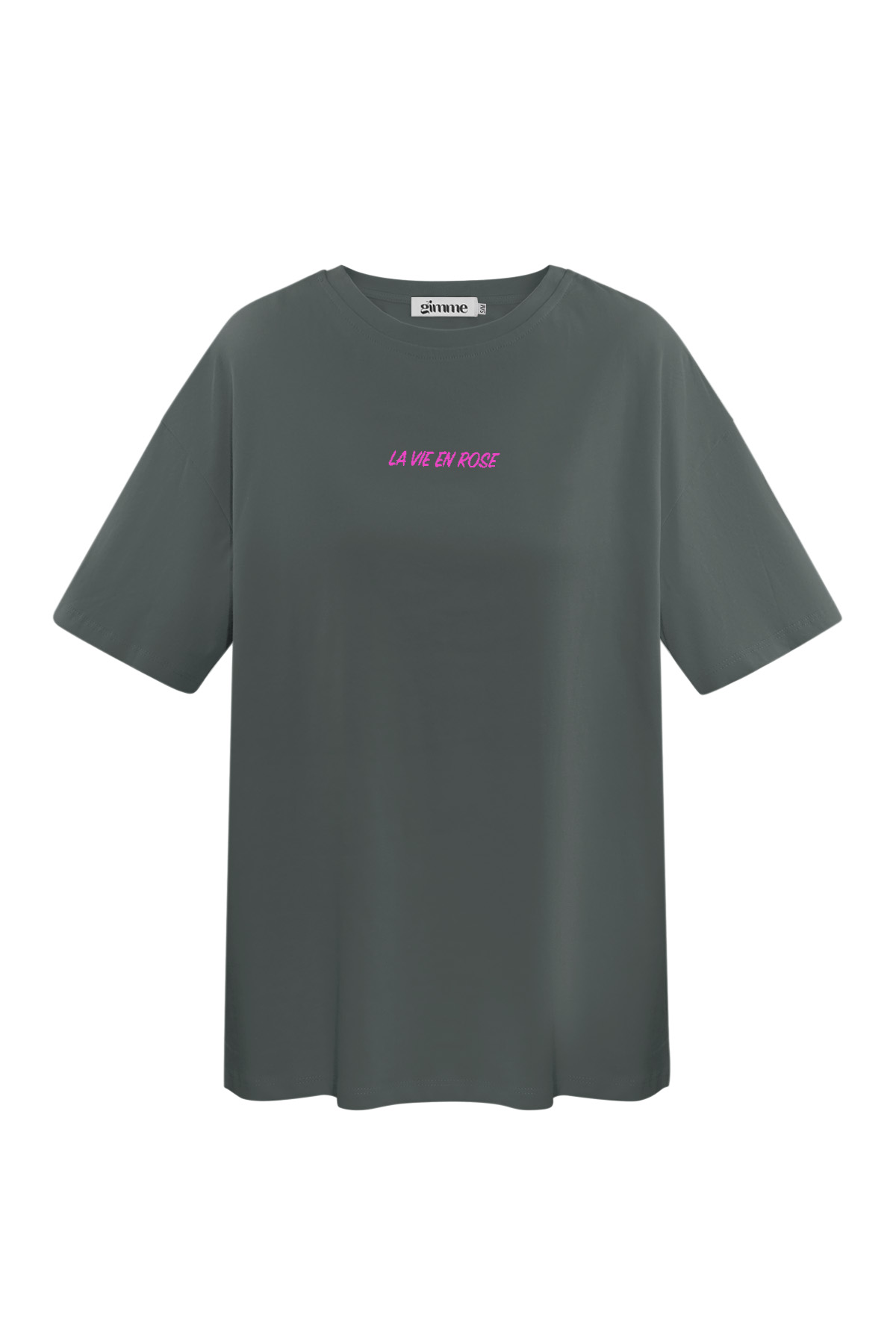 T-shirt la vie en rose - dark gray 2