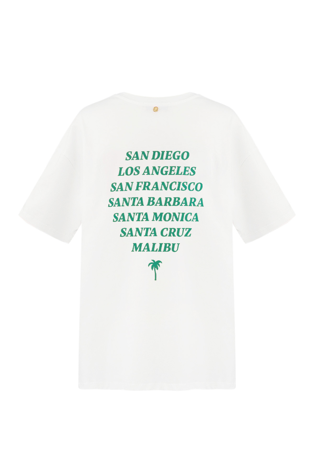 T-shirt california - wit h5 Afbeelding7