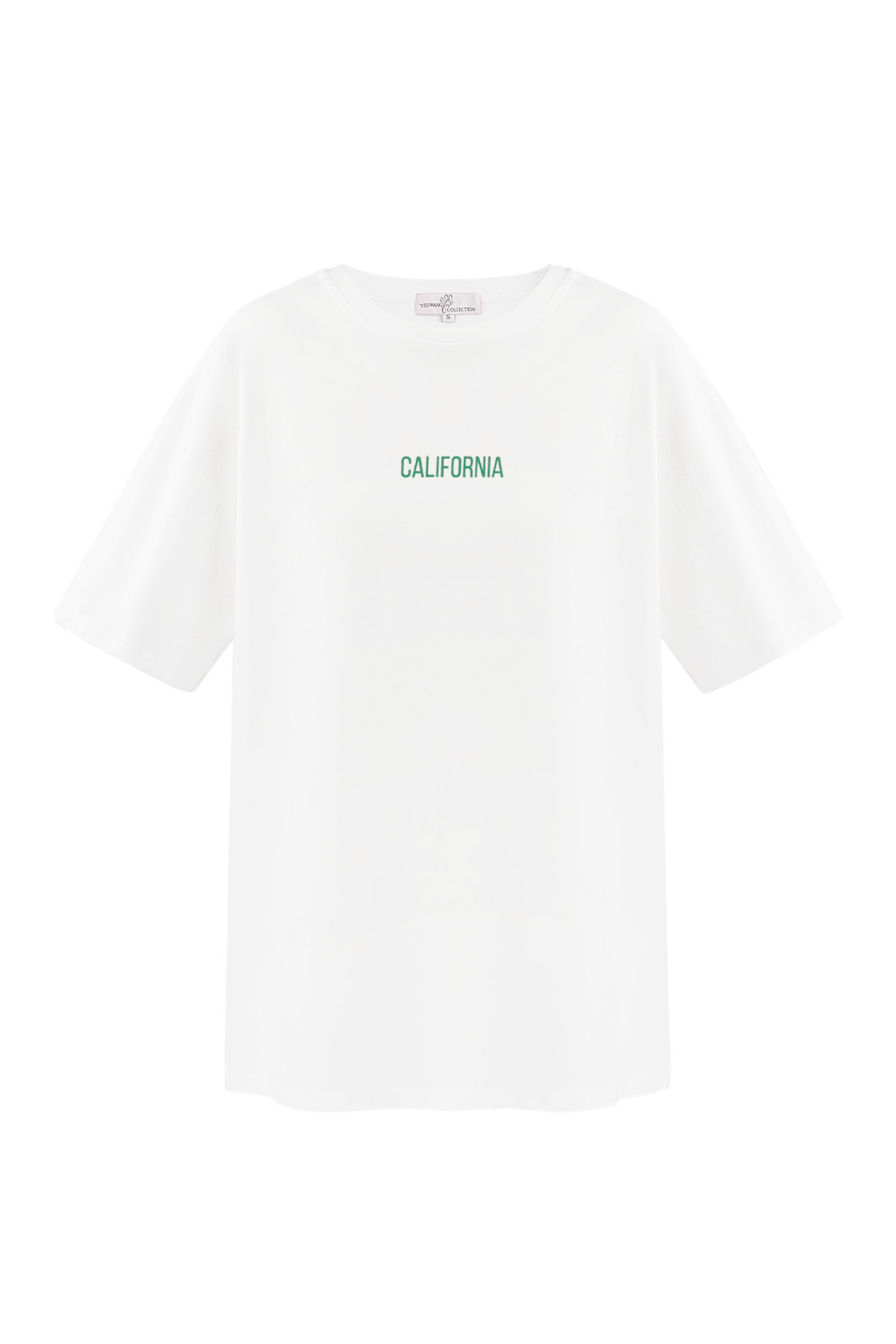 T-shirt california - wit h5 