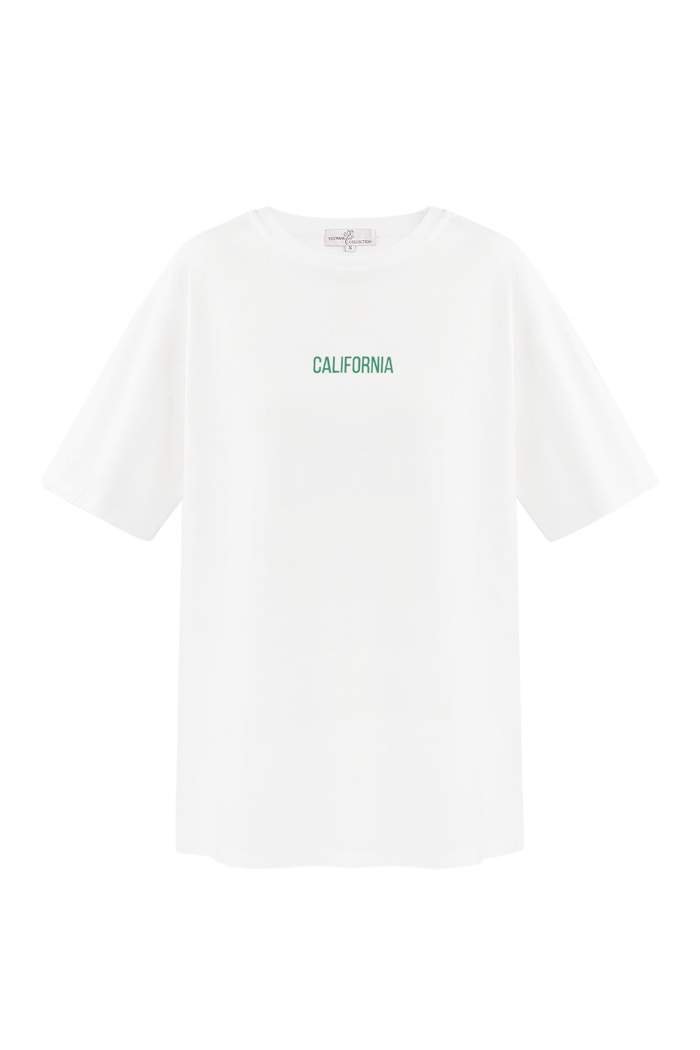 T-shirt Californie - blanc 