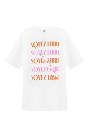T-Shirt Soyez Libre - weiß h5 Bild7