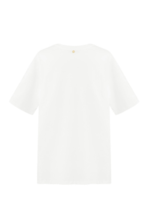 Mon amour tişört - beyaz h5 Resim8