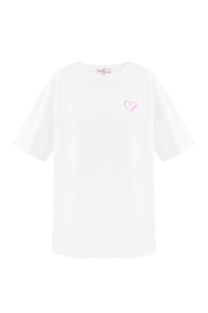 T-shirt mon cheri - blanc h5 
