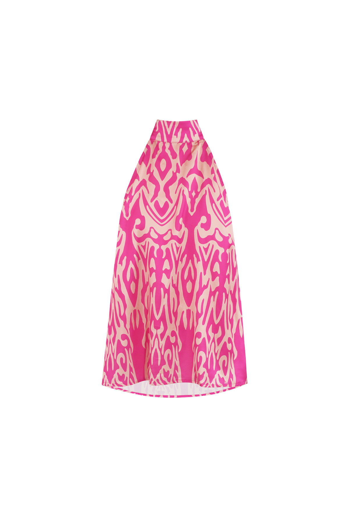 Top dos nu ambiance tropicale - fuchsia