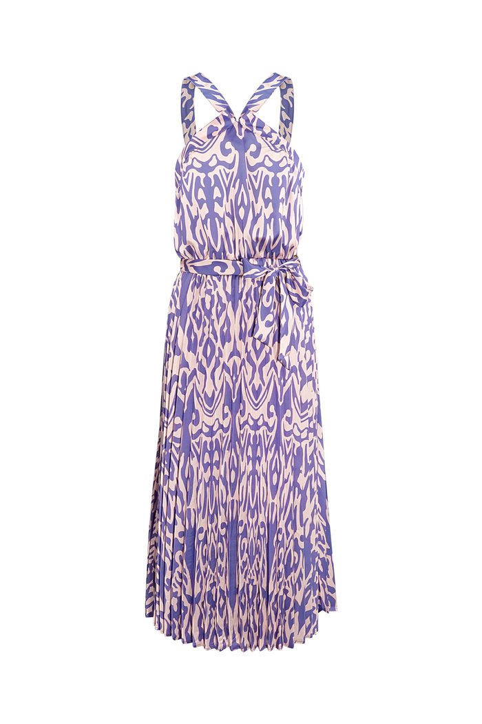 Robe vibes tropicales - violet 