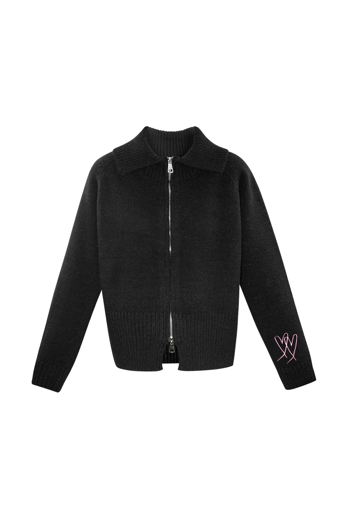 Gentle Glow cardigan - black h5 