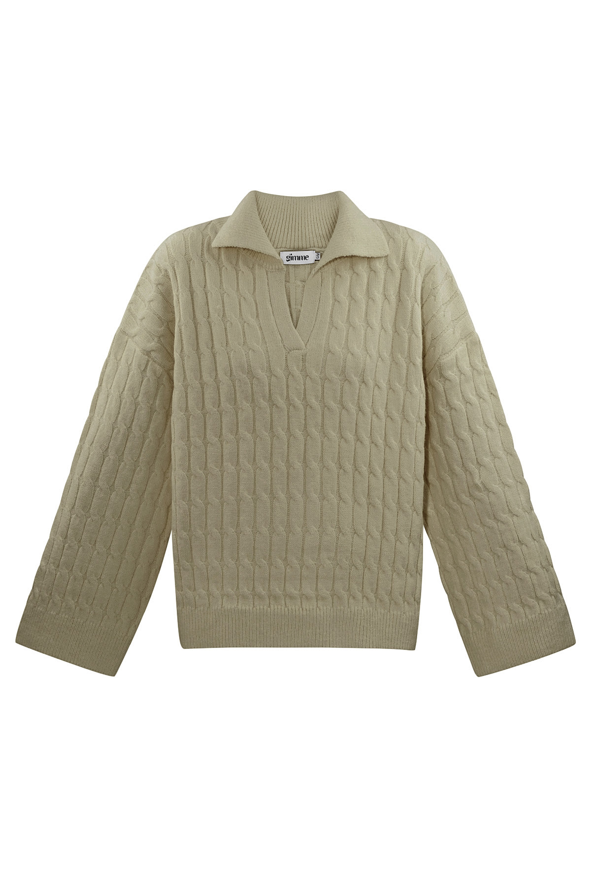 Comfy cable knit trui - bruin h5 