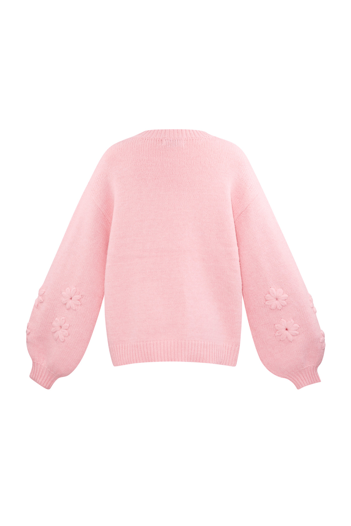 Lovely floral touch sweater - pink h5 Picture6