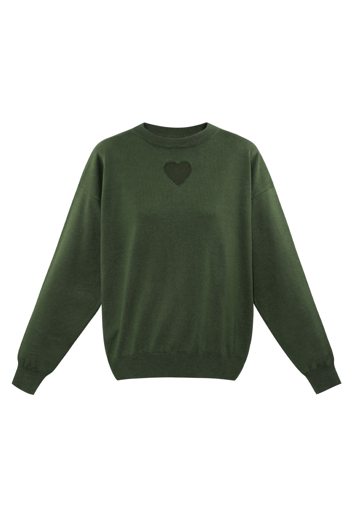 Maglione per sempre nel mio cuore - verde scuro h5 