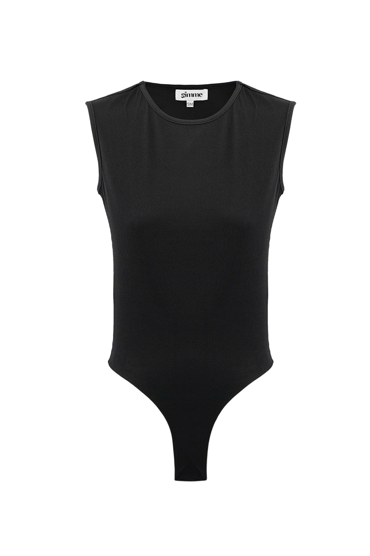Basic bodysuit sleeveless - black