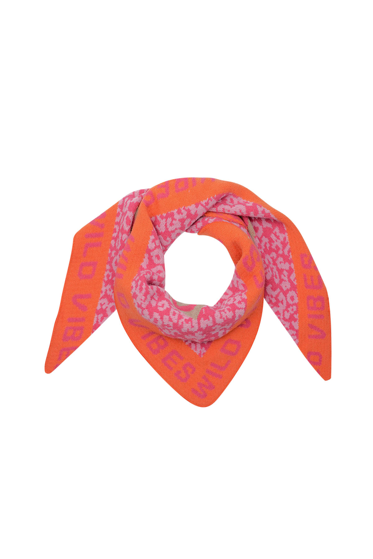 Bufanda Wild Glow - rosa y naranja h5 