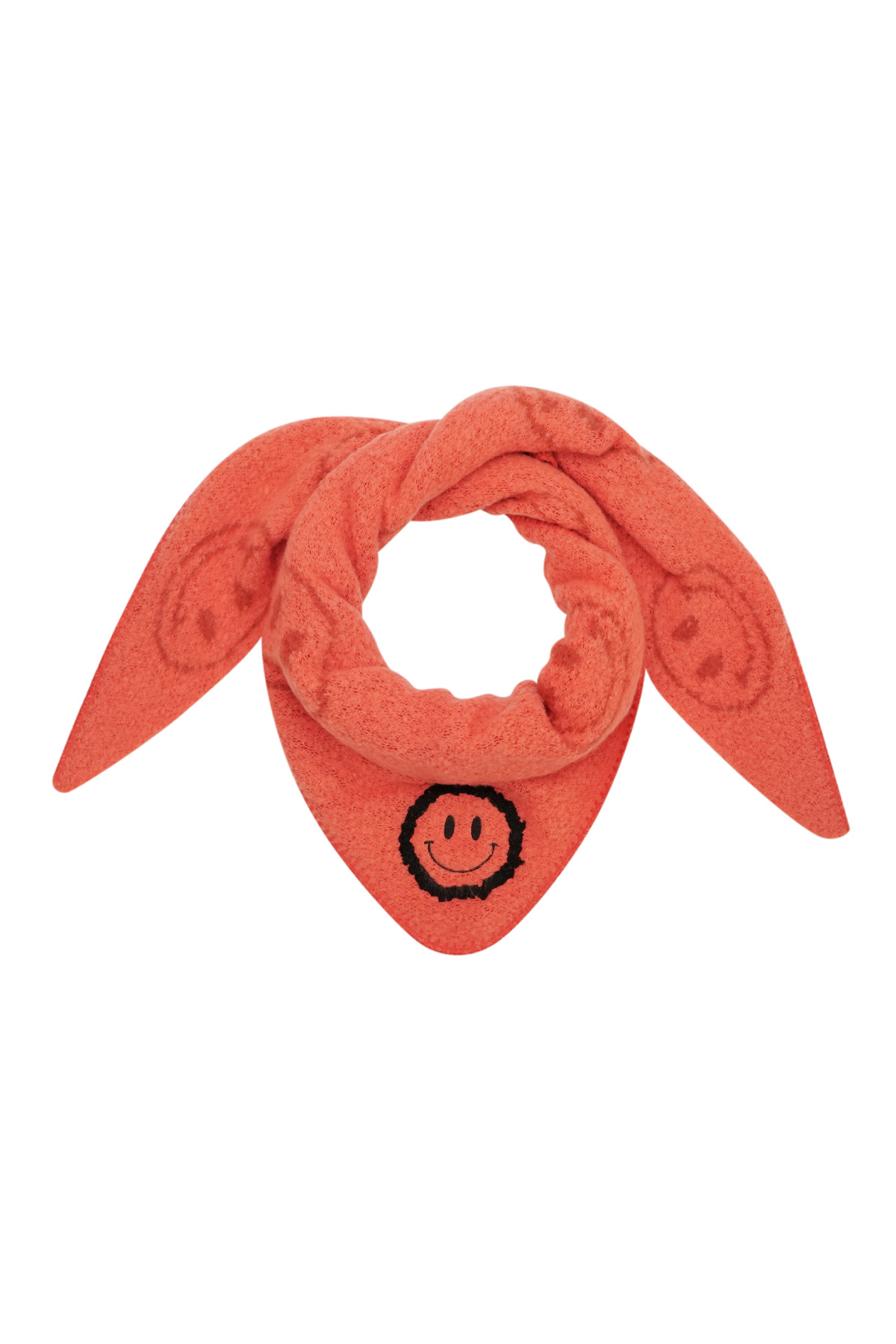 Bufanda de invierno smiley smoothnes - naranja h5 