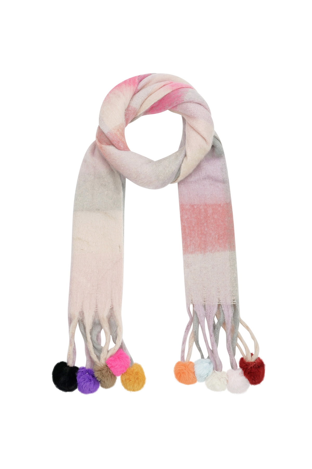 Wintersjaal dreamy drape - roze h5 