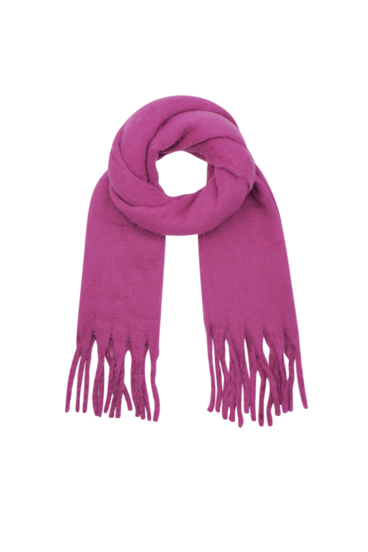 Écharpe d'hiver colorée - fuchsia h5 