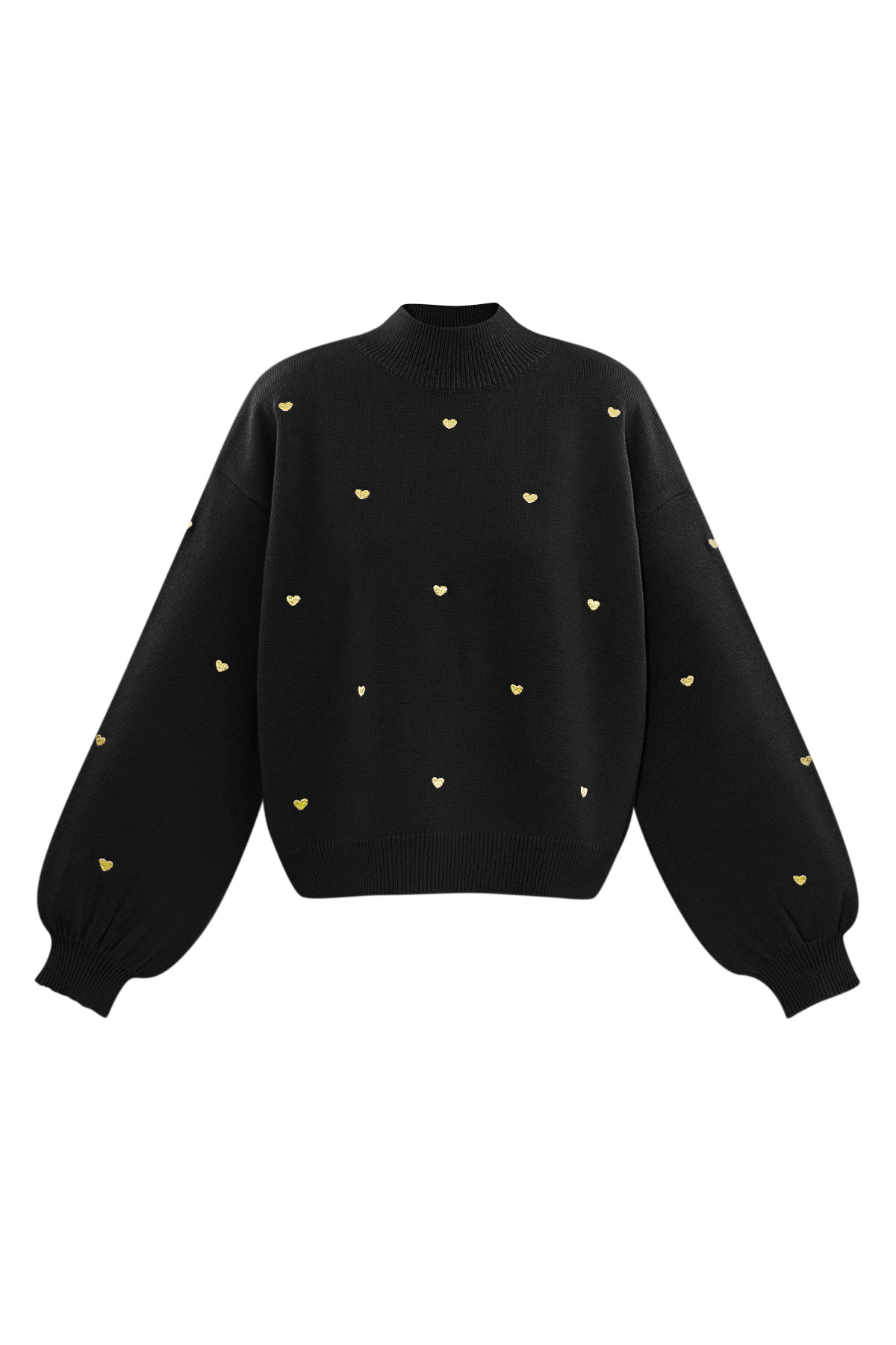 Sweetheart Charm sweater - black h5 