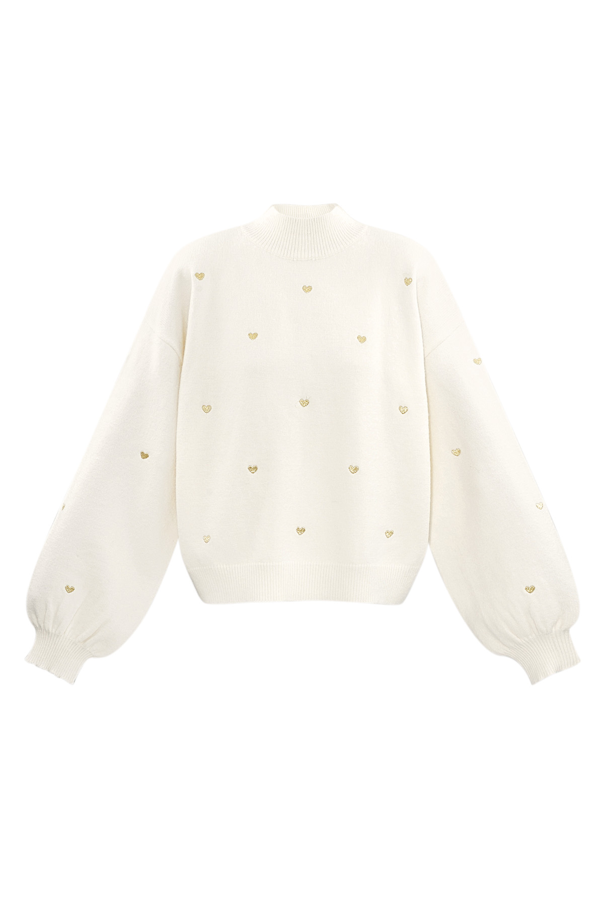 Maglione Sweetheart Charm - bianco sporco h5 