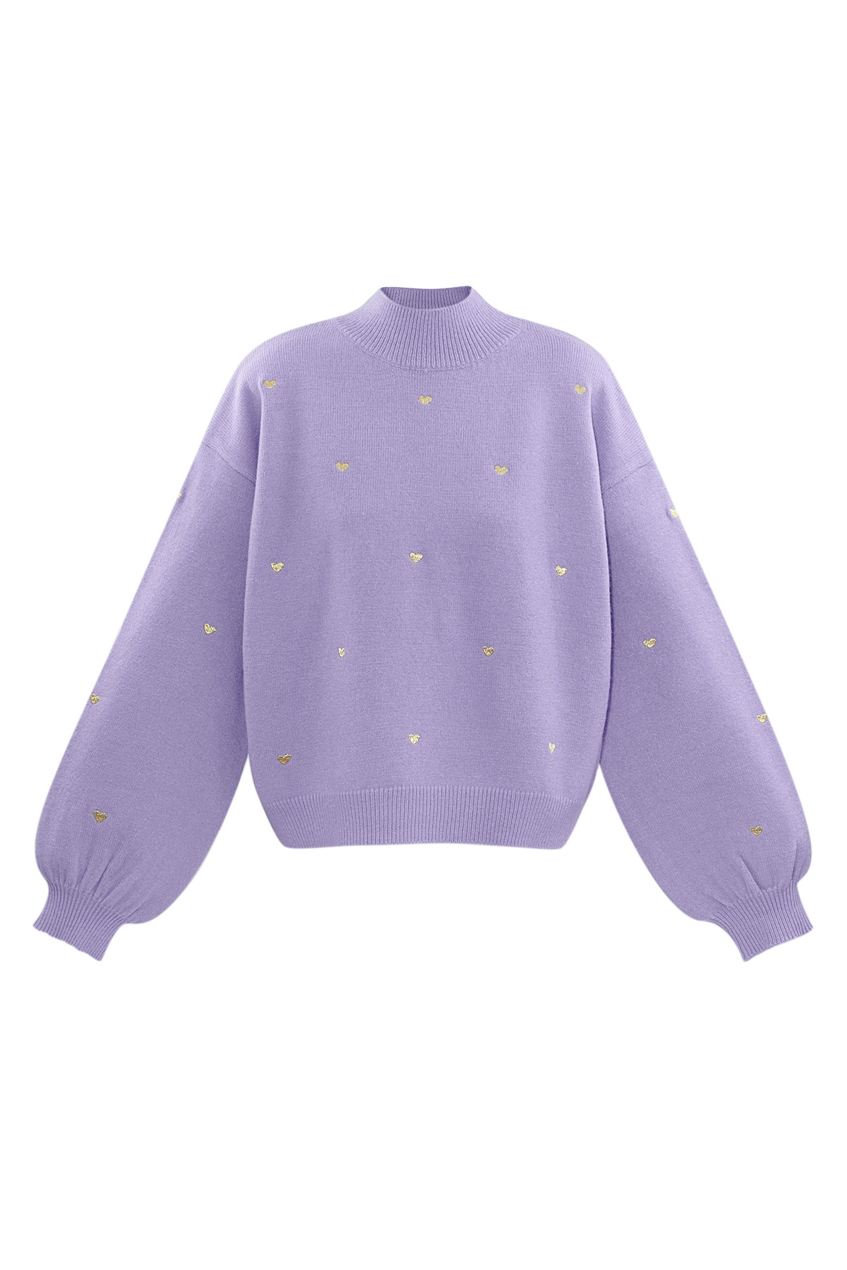 Maglione Sweetheart Charm - viola h5 