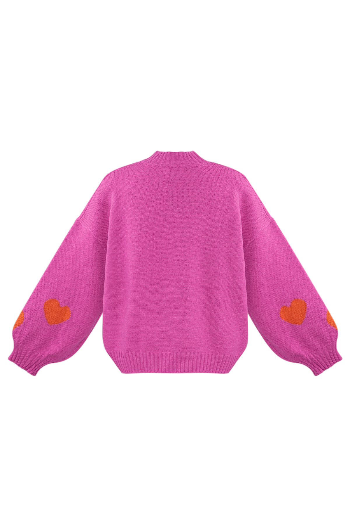 Comfort Heart Knit sweater - fuchsia h5 Picture7