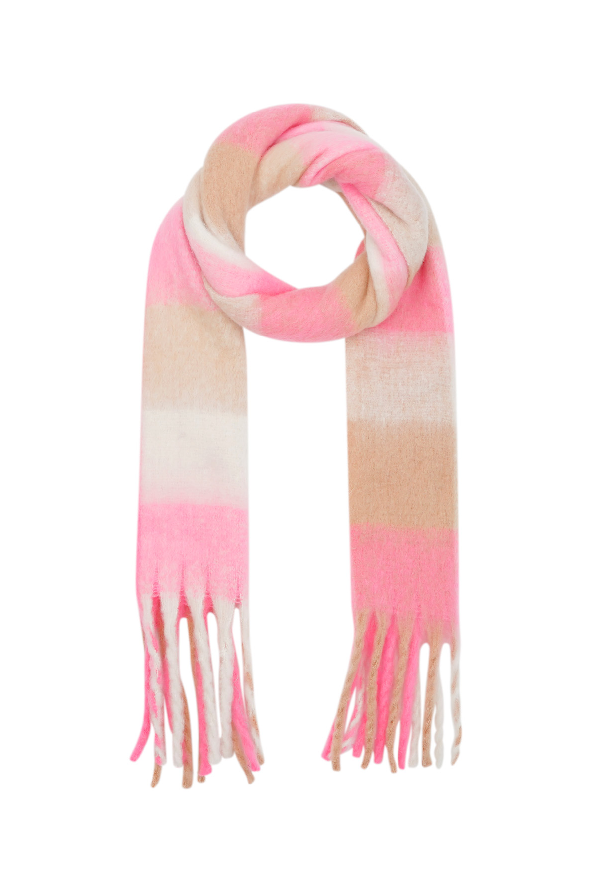 Winter Muse eşarp - pembe h5 