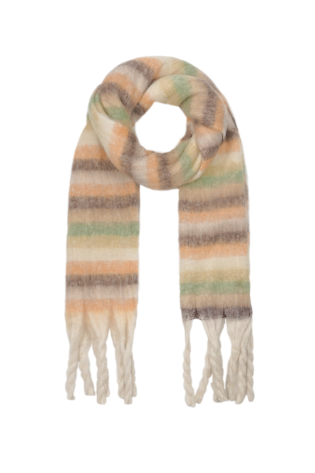 Bufanda Life in Stripes - beige h5 