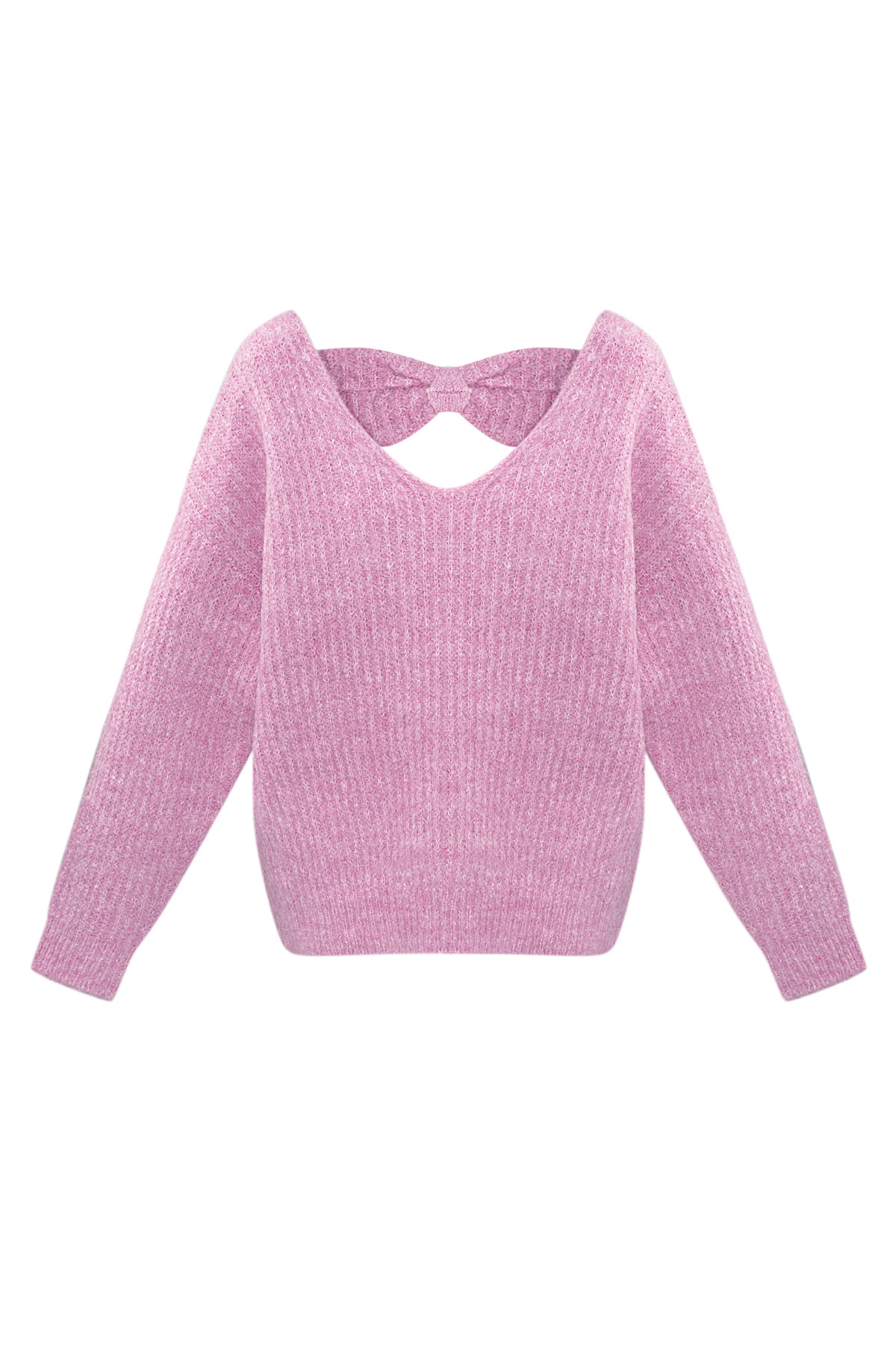 Pullover mit Schleife - rosa h5 