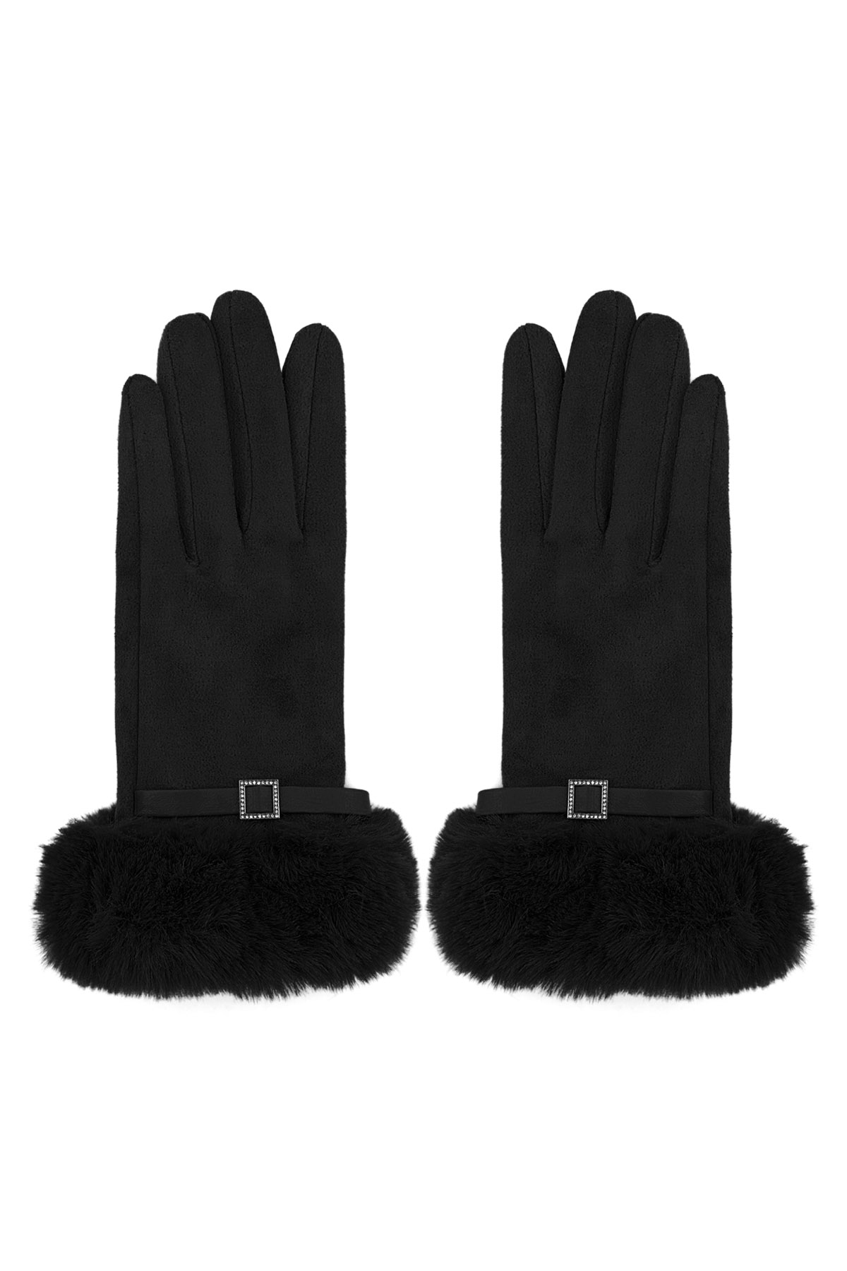 Refined grace gloves - black h5 