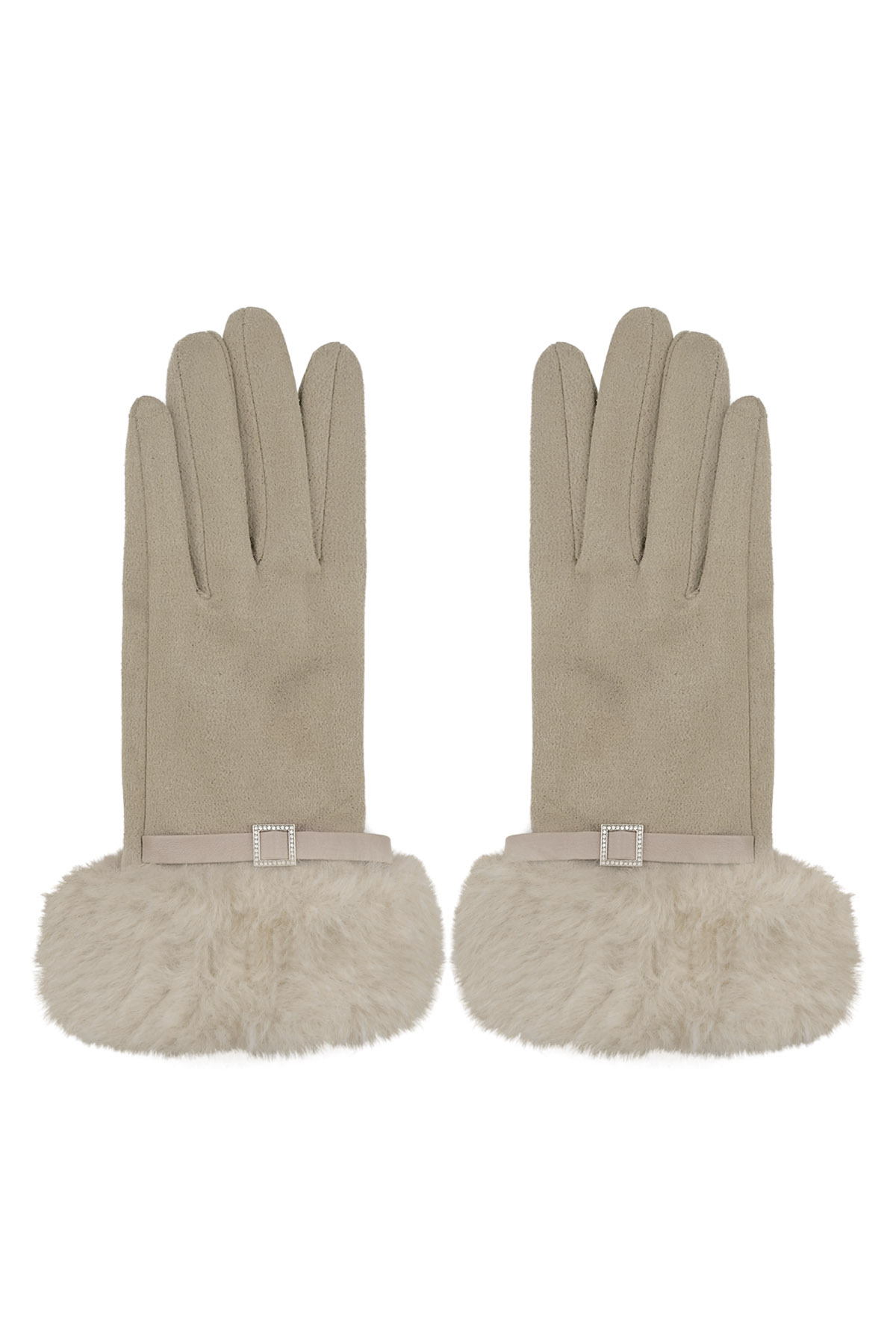 Guantes de gracia refinada - beige h5 