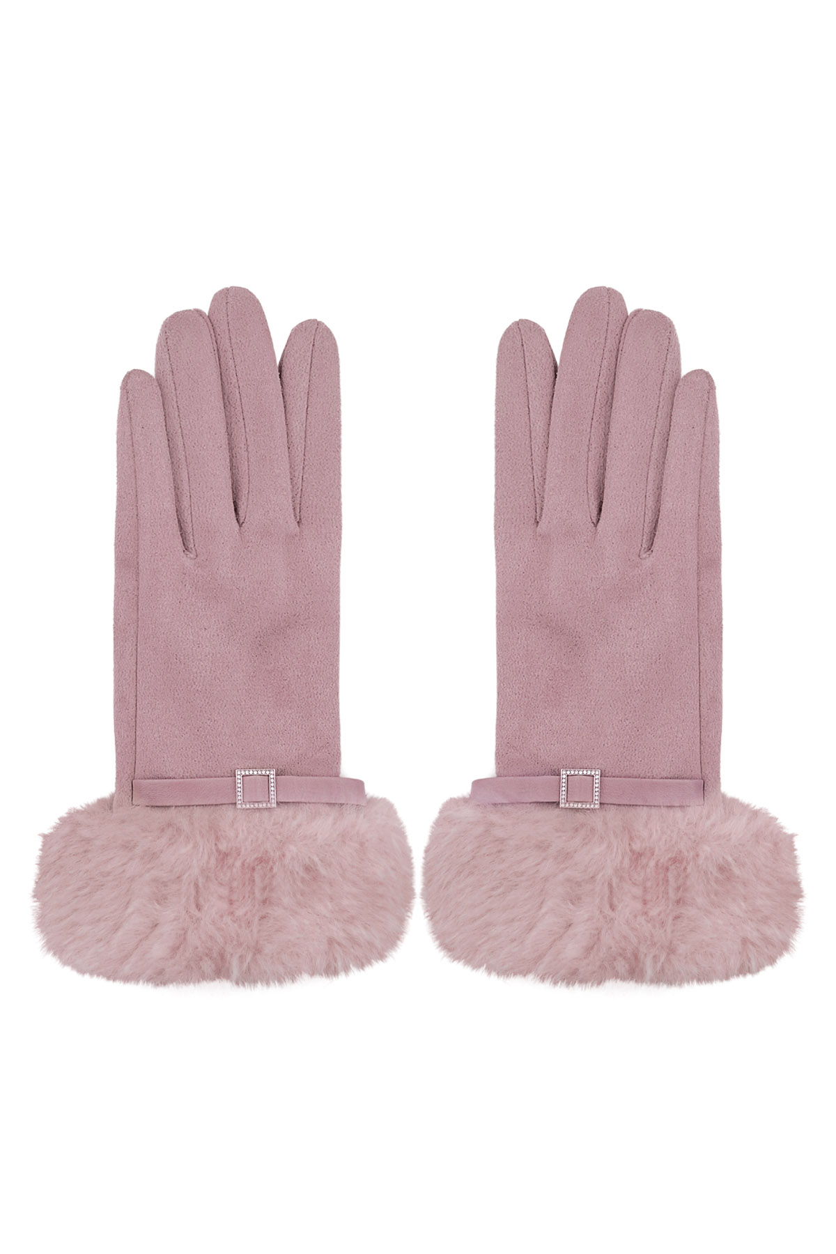 Guantes de gracia refinada - rosa