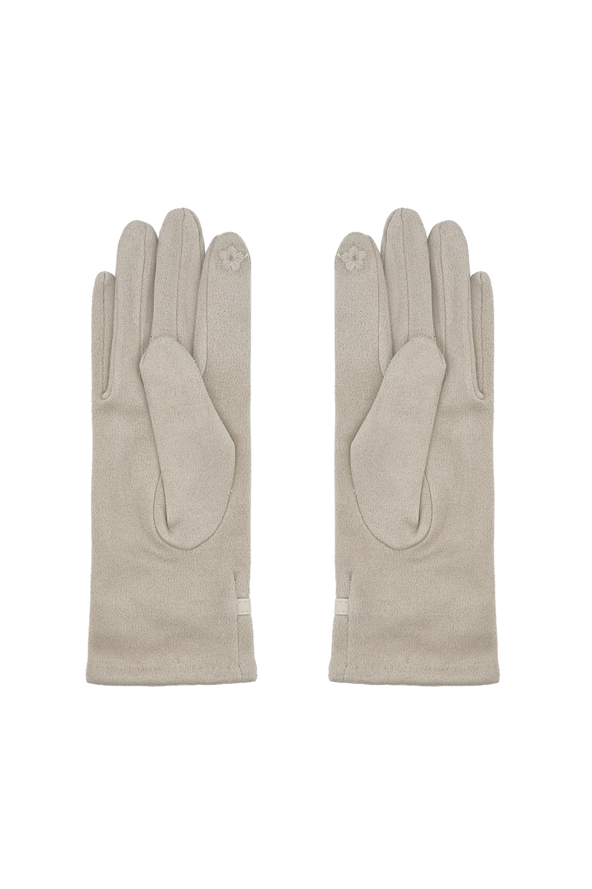 Guantes elegantes con cinta - beige h5 Imagen3