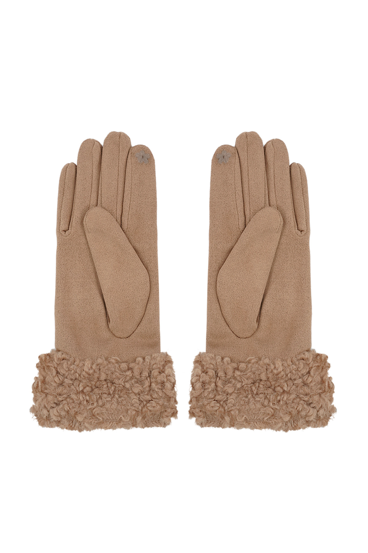 Fuzzy gloves - brown h5 Picture3