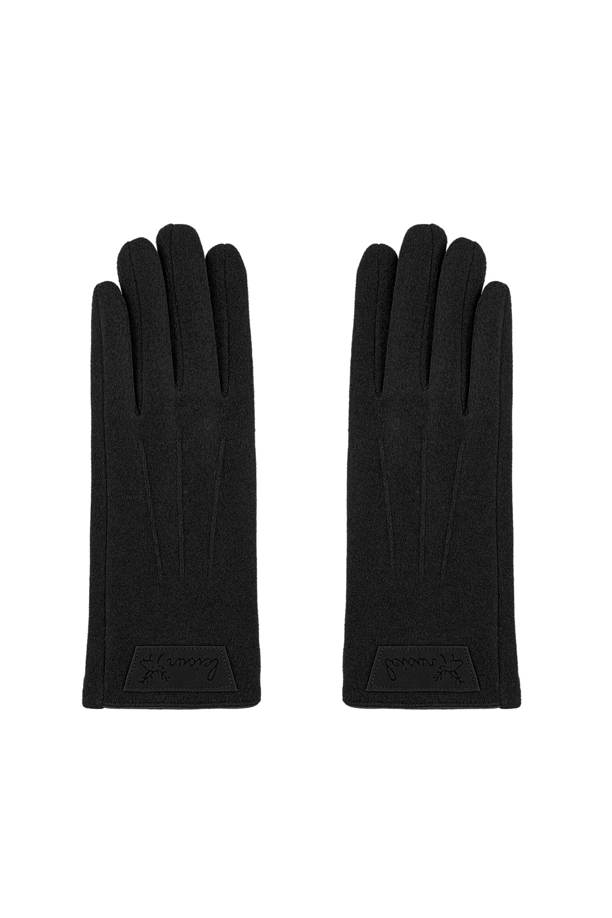 Zeitlos schicker Handschuh - schwarz h5 