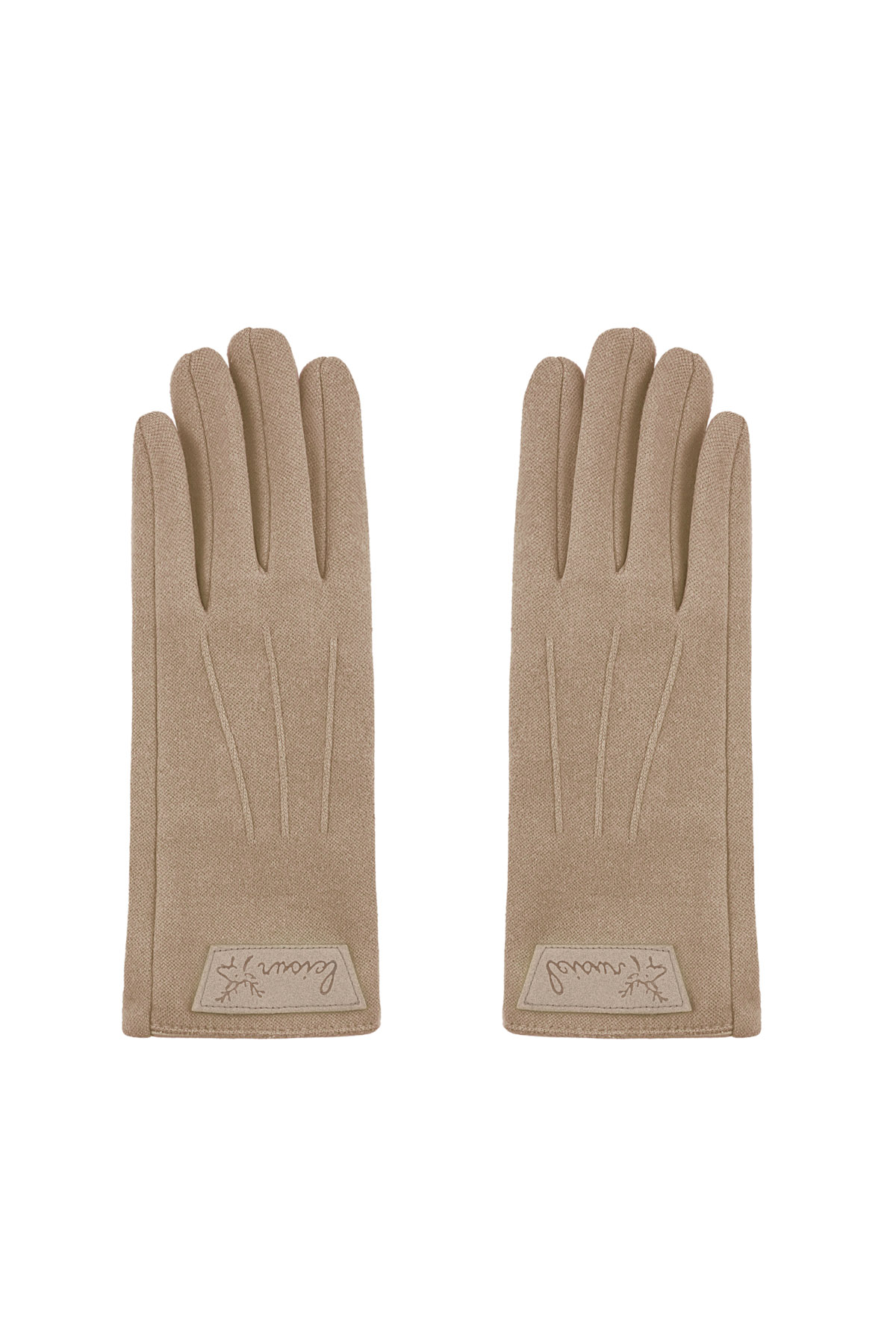 Zeitlos schicker Handschuh - Kamel h5 