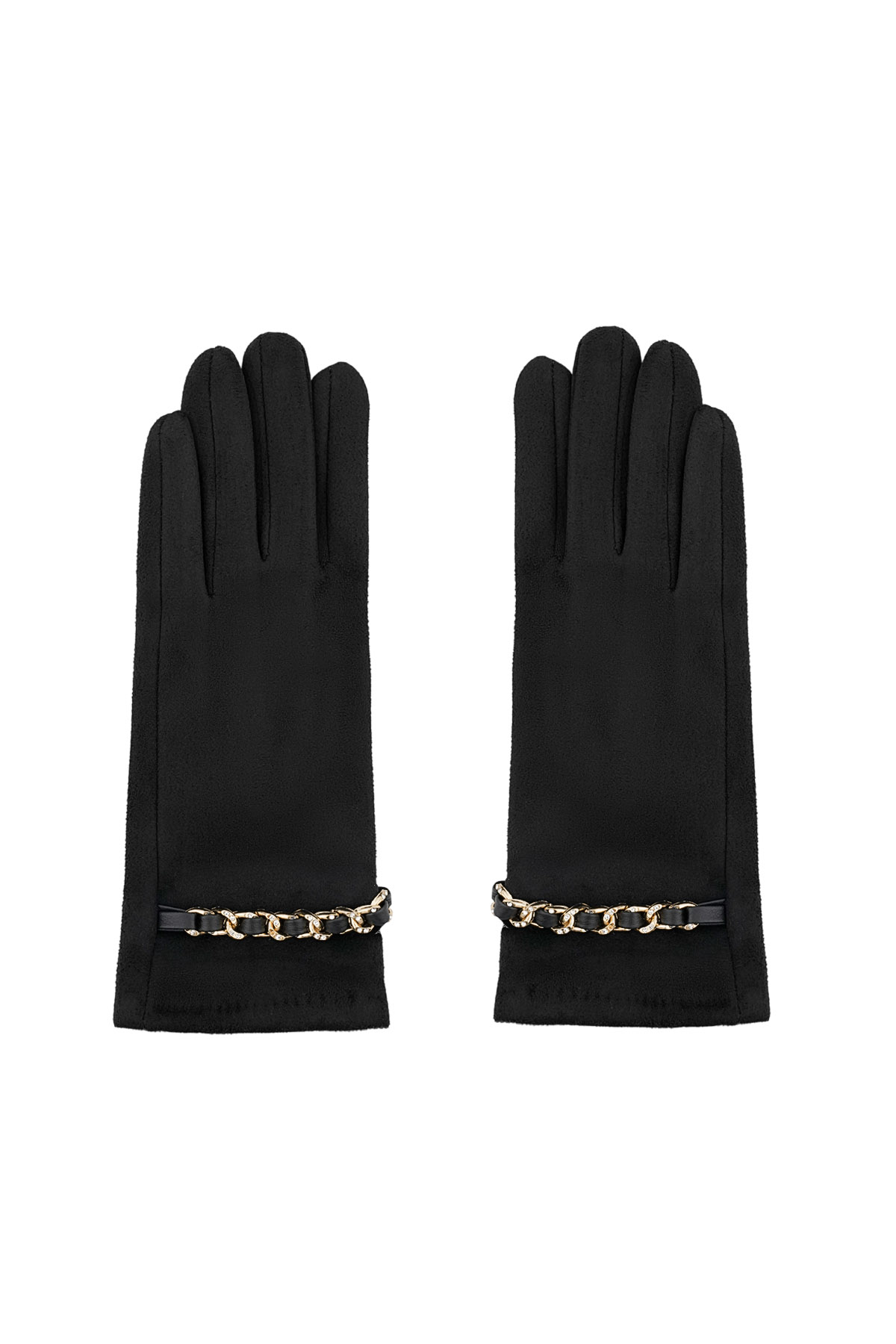 Glamour glove - zwart h5 