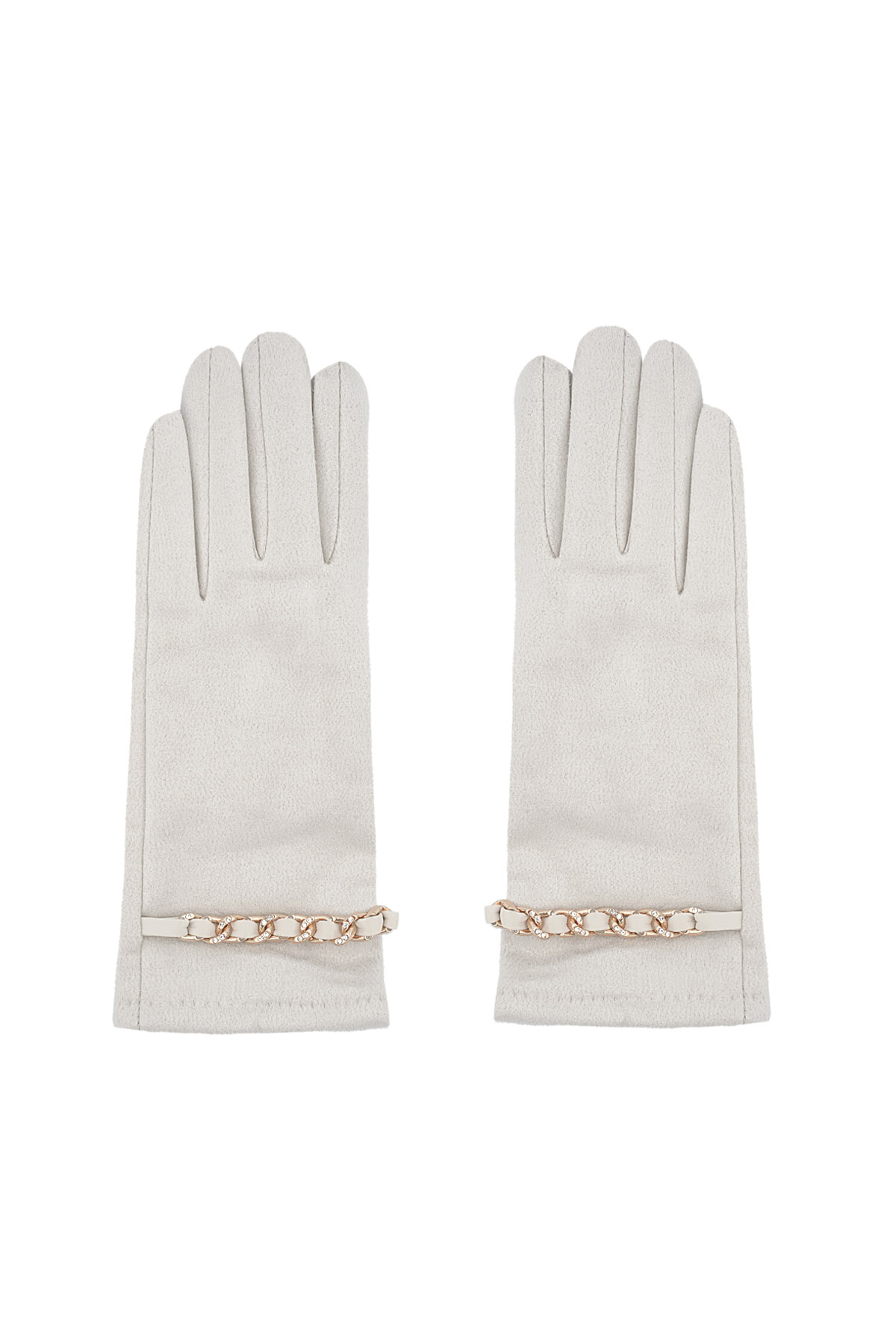 Glamour glove - off white h5 