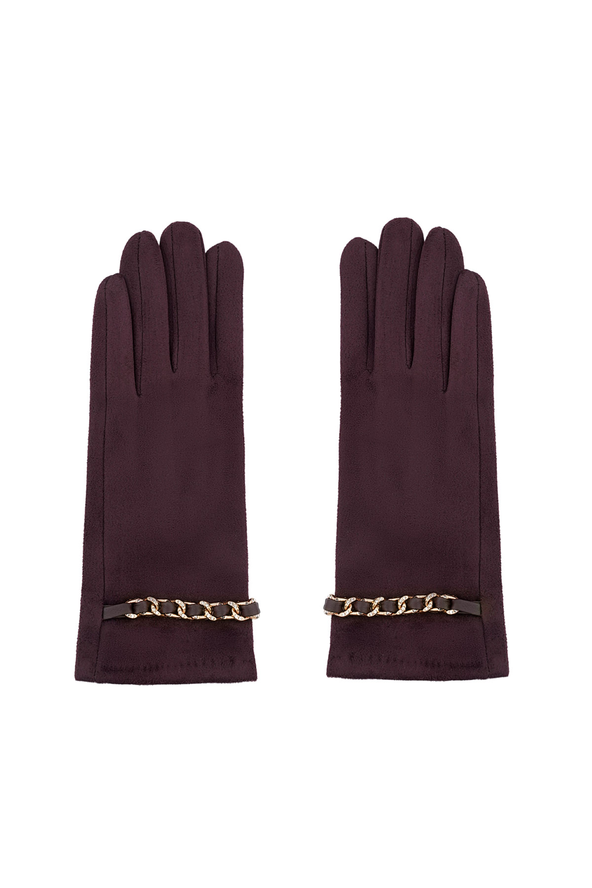 Glamour glove - brown