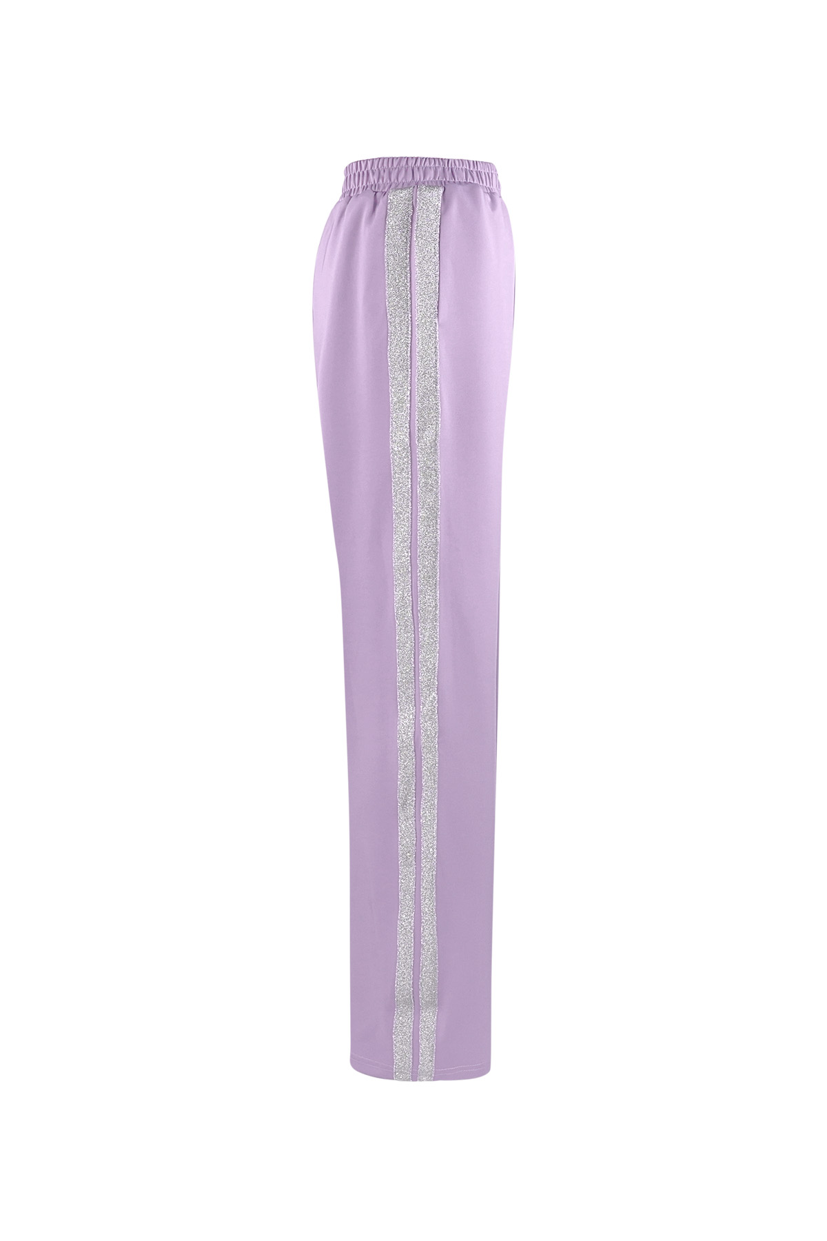 Pantalón imprescindible a rayas - violeta S h5 Imagen9