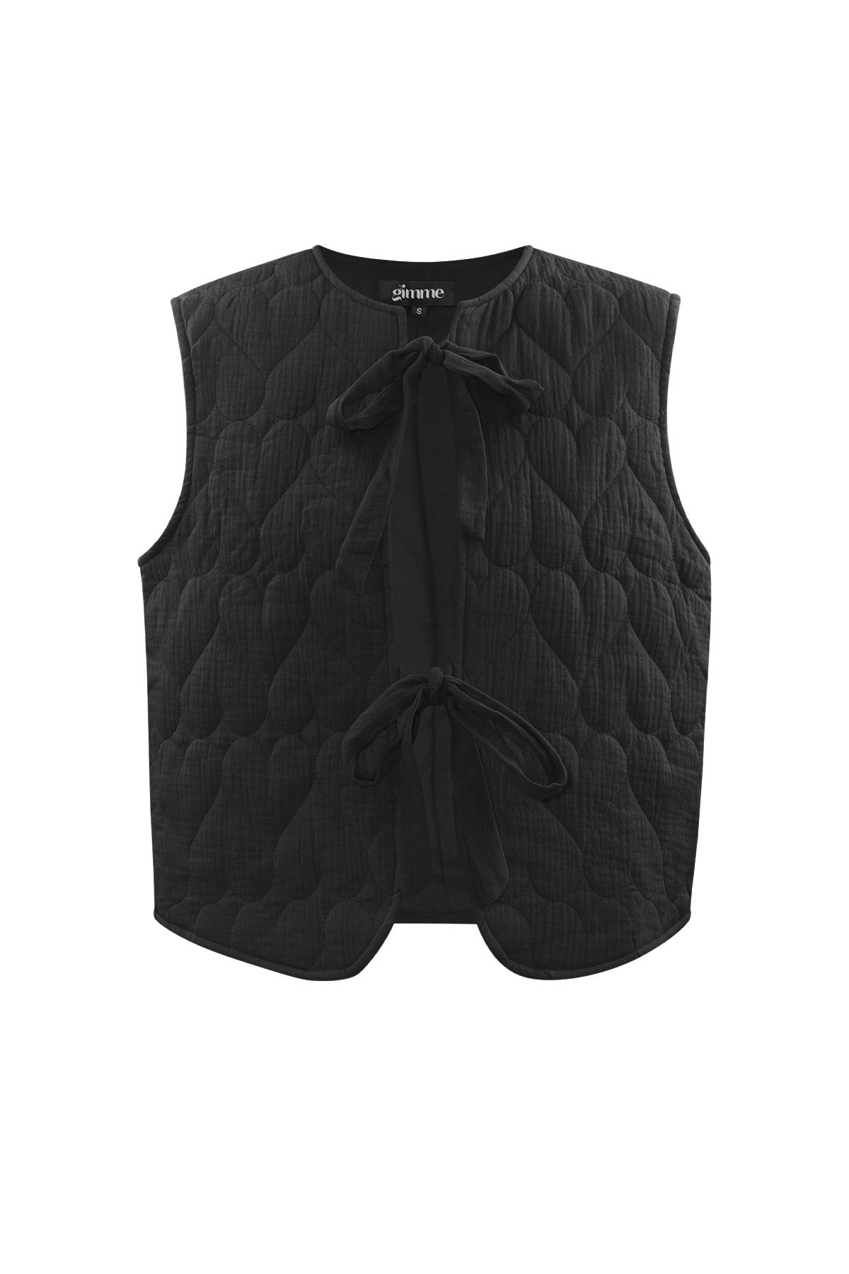 Gilet à noeuds - noir h5 