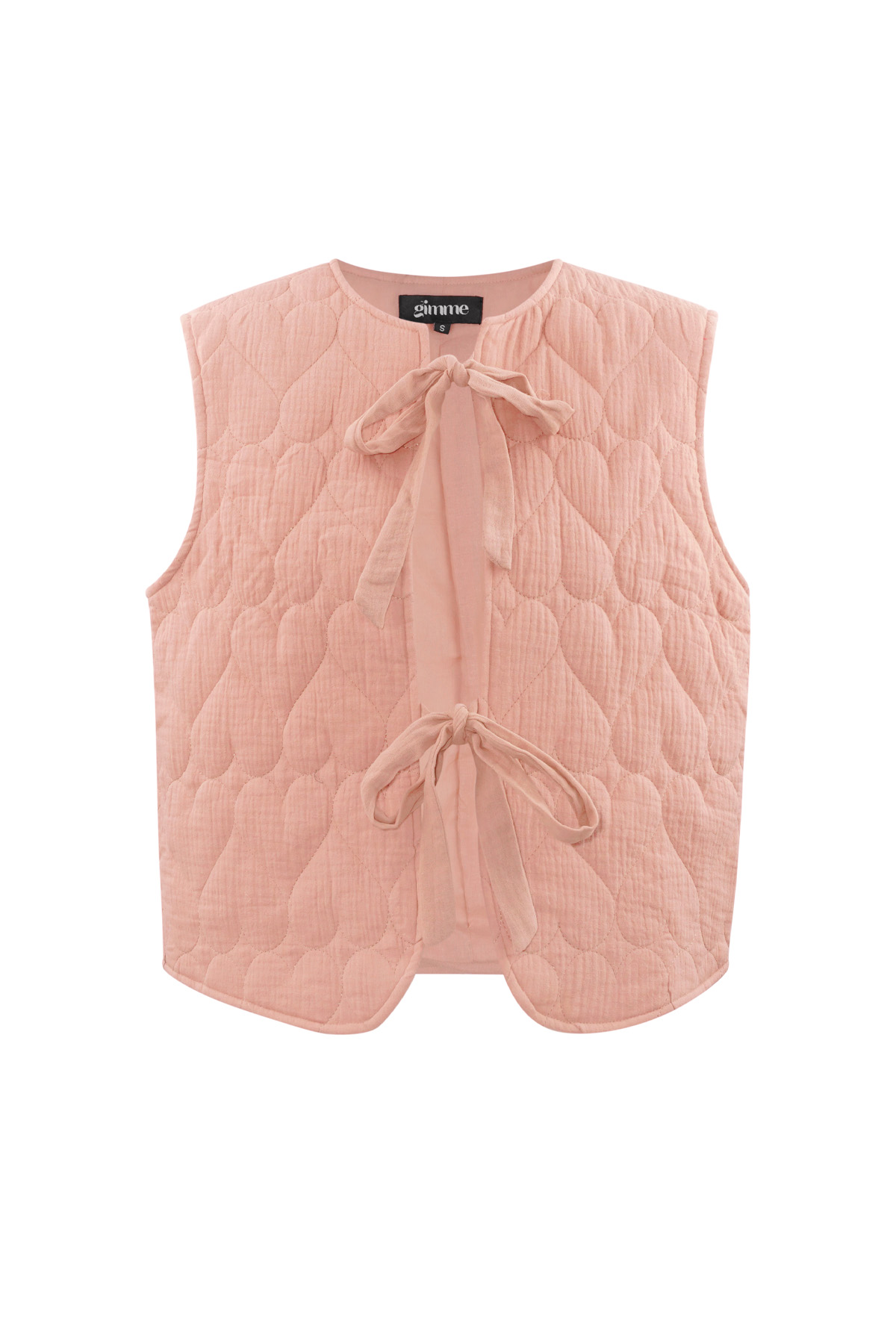 Gilet à noeuds - rose h5 