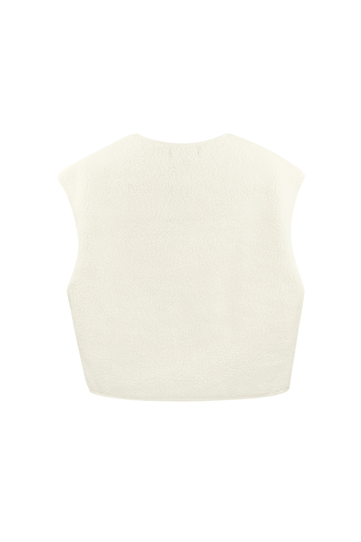 Gilet Teddy Fluffy - blanc cassé h5 Image7