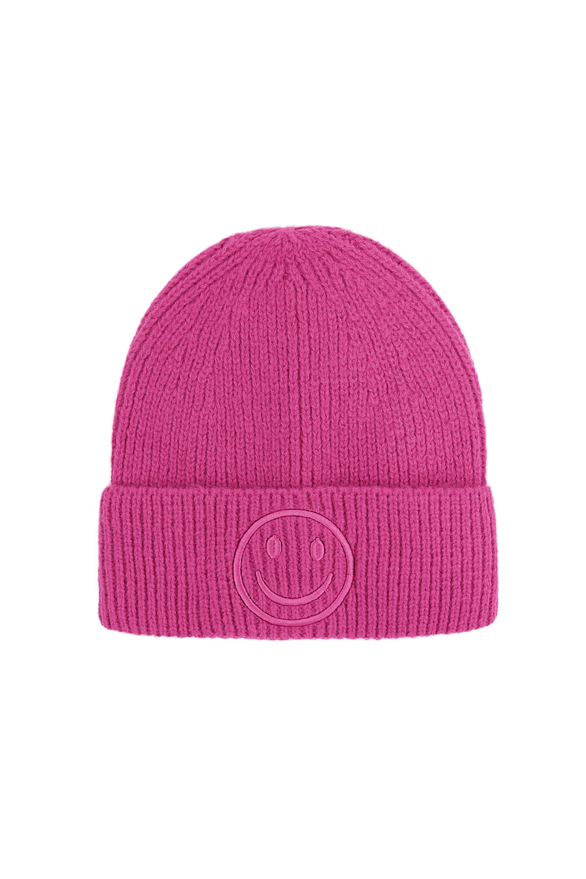 Hat season of smiley - fuchsia 2