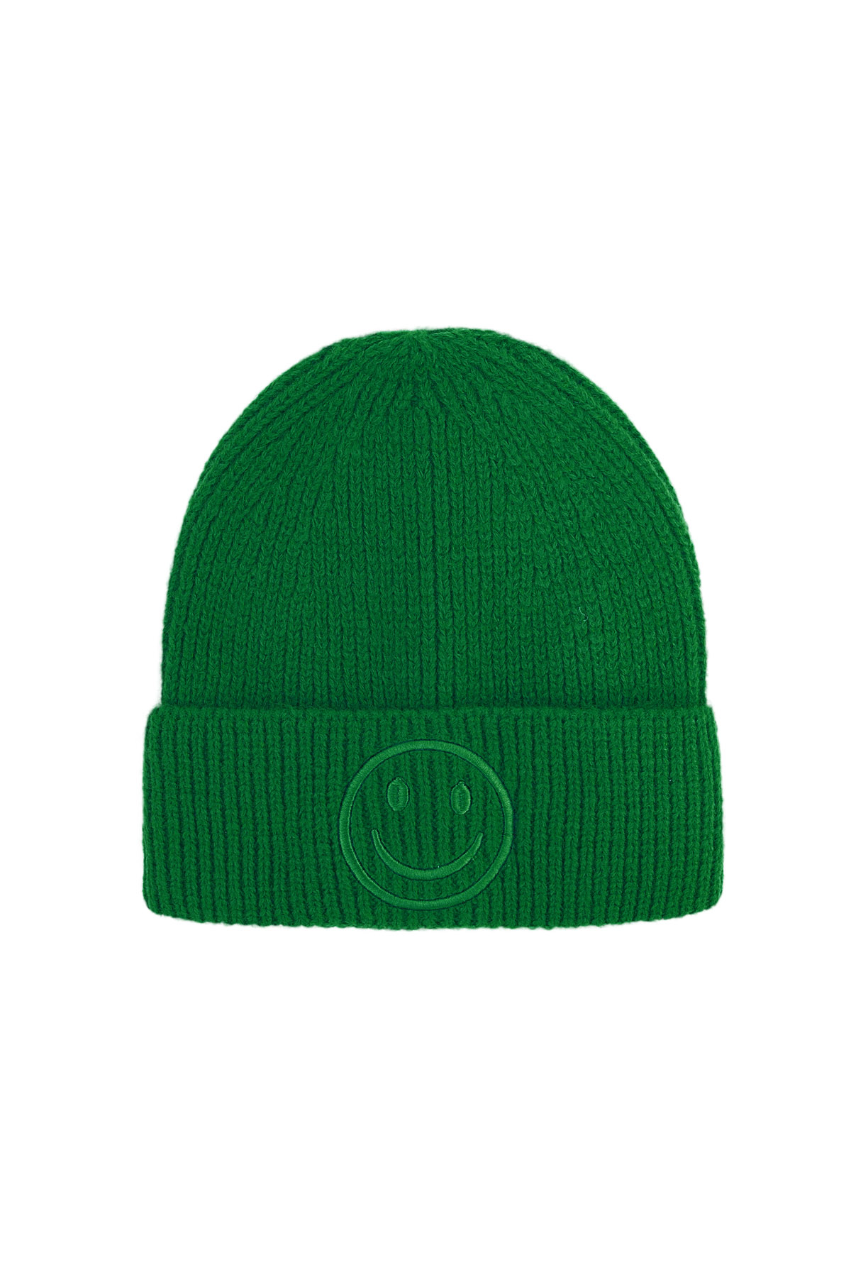 Hat season of smiley - green h5 