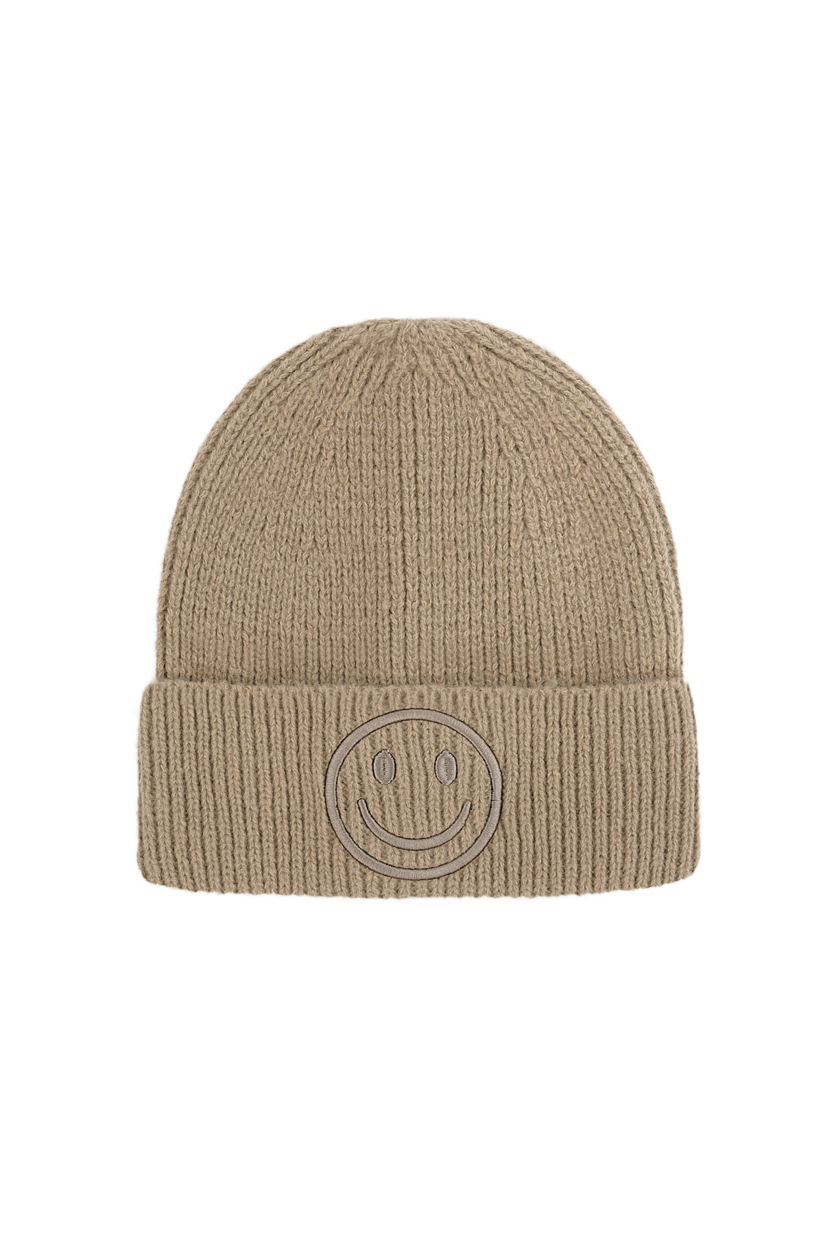 Hat season of smiley - beige h5 