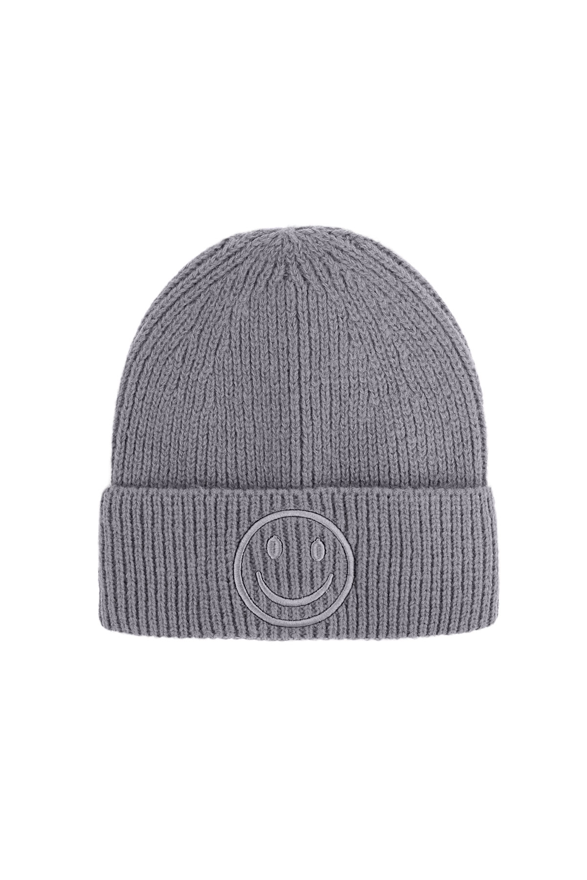 Hat season of smiley - grey 2