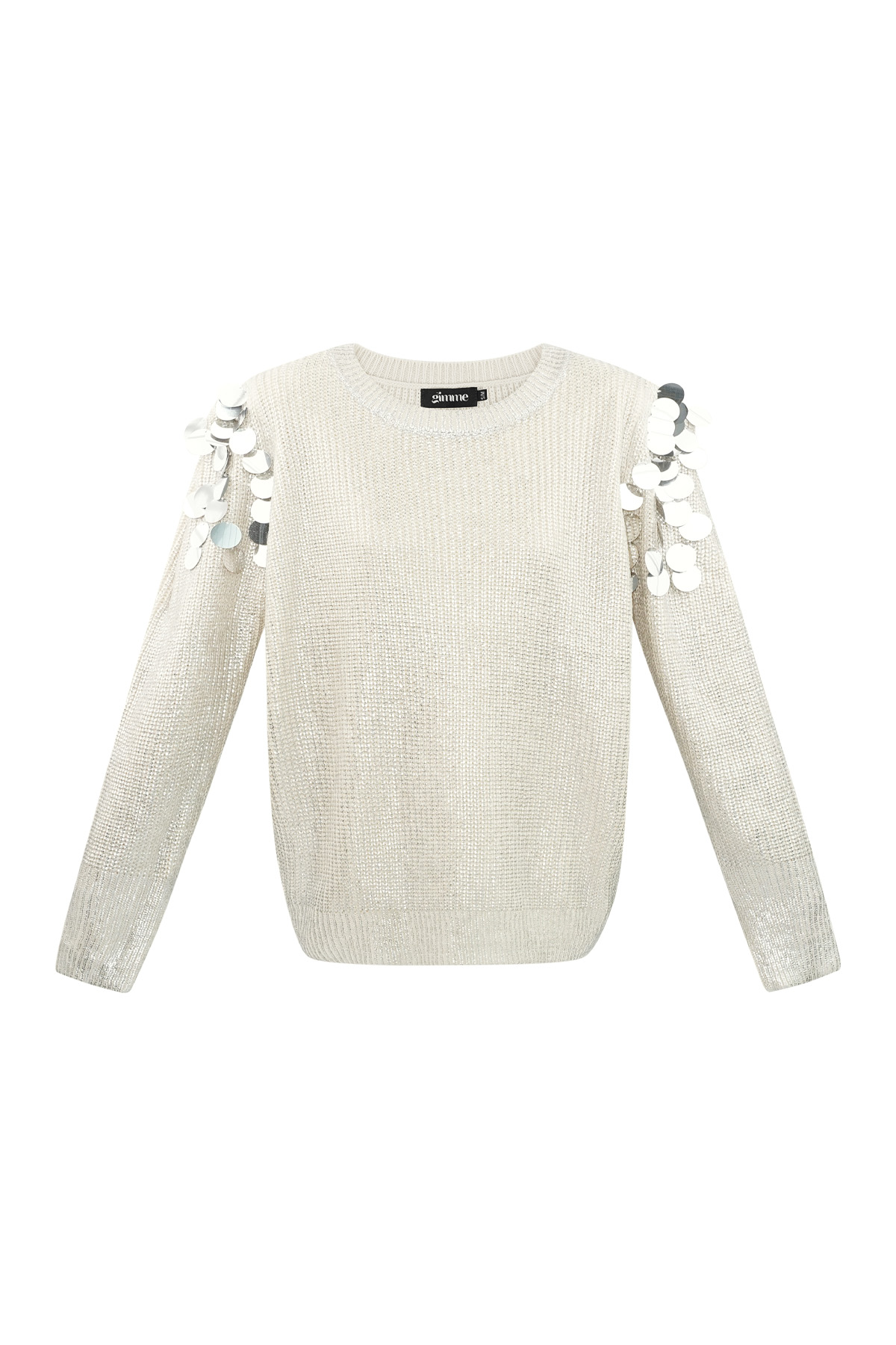 Sequin Sparkle sweater - silver 